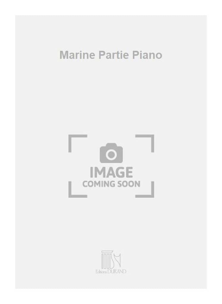 MARINE PARTIE PIANO Claude Pichaureau Partition