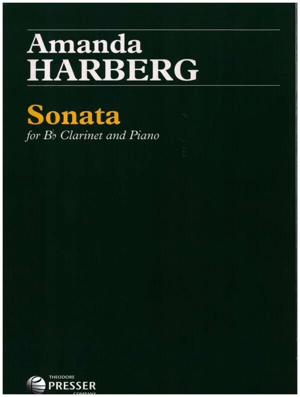 Sonata Amanda Harberg Partition Clarinette
