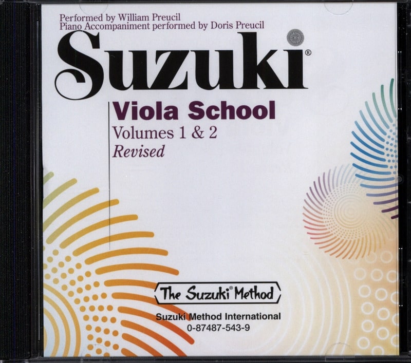 Viola School Volume 1 & 2 - CD Seuls SUZUKI Partition Alto