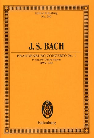 Brandenburgisches Konzert Nr. 1 F-Dur BACH Partition Petit format