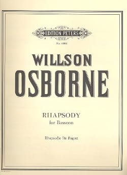 Rhapsodie - Basson Willson Osborne Partition Basson
