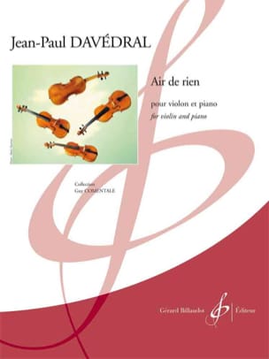 Air de Rien Jean-Paul Davédral Partition Violon