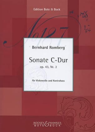 Sonate C-Dur op. 43 n° 2 - Cello Kontrabass