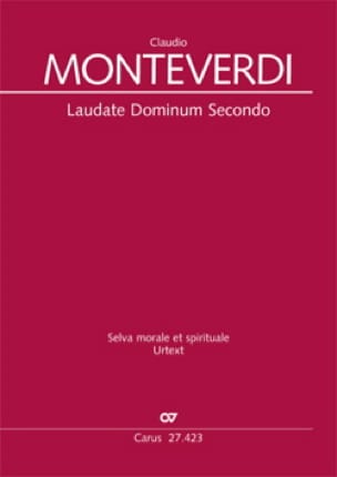 Laudate Dominum Secondo - Conducteur MONTEVERDI Partition Grand format