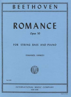Romance op. 50 - Contrebasse BEETHOVEN Partition Contrebasse