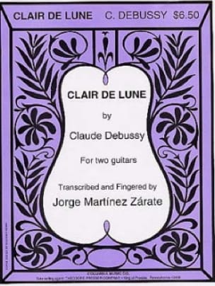 Clair de lune - 2 guitares DEBUSSY Partition Guitare