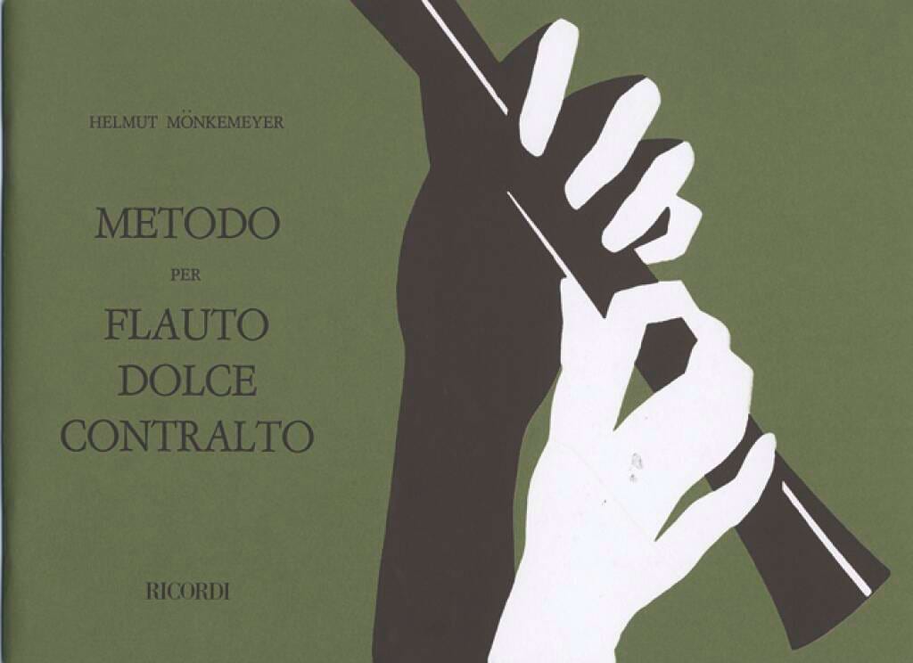 Metodo Per Flauto Dolce Contralto - Mönkemeyer Helmut - Partition