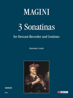 Tre Sonatine Francesco Magini Partition Flûte à bec