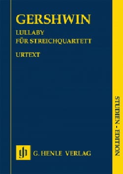 Lullaby - Conducteur GERSHWIN Partition Petit format