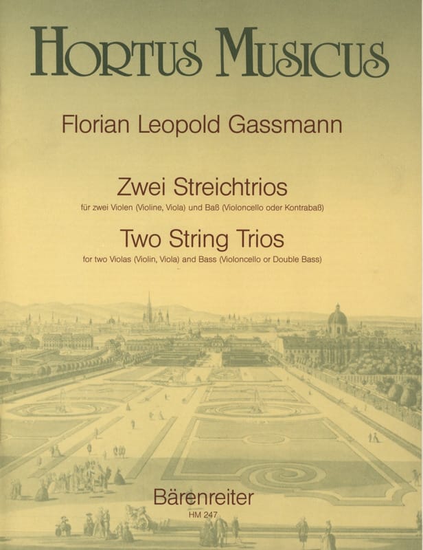 2 Streichtrios - Stimmen Florian Leopold Gassmann Partition