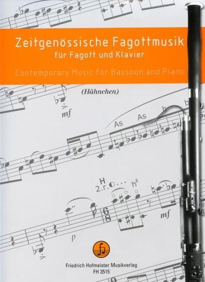 Contemporary Music for Bassoon and piano Partition Basson