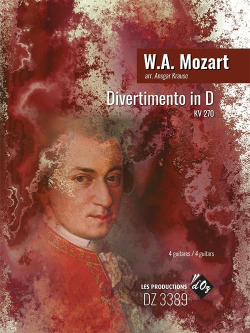 Divertimento K 270 en ré M - MOZART - Partition