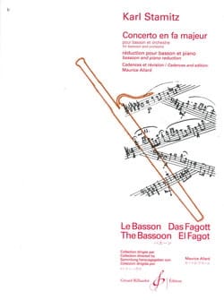 Concerto en fa majeur pour basson STAMITZ Partition Basson