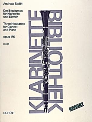 3 Nocturnes op. 175 Andreas Späth Partition Clarinette