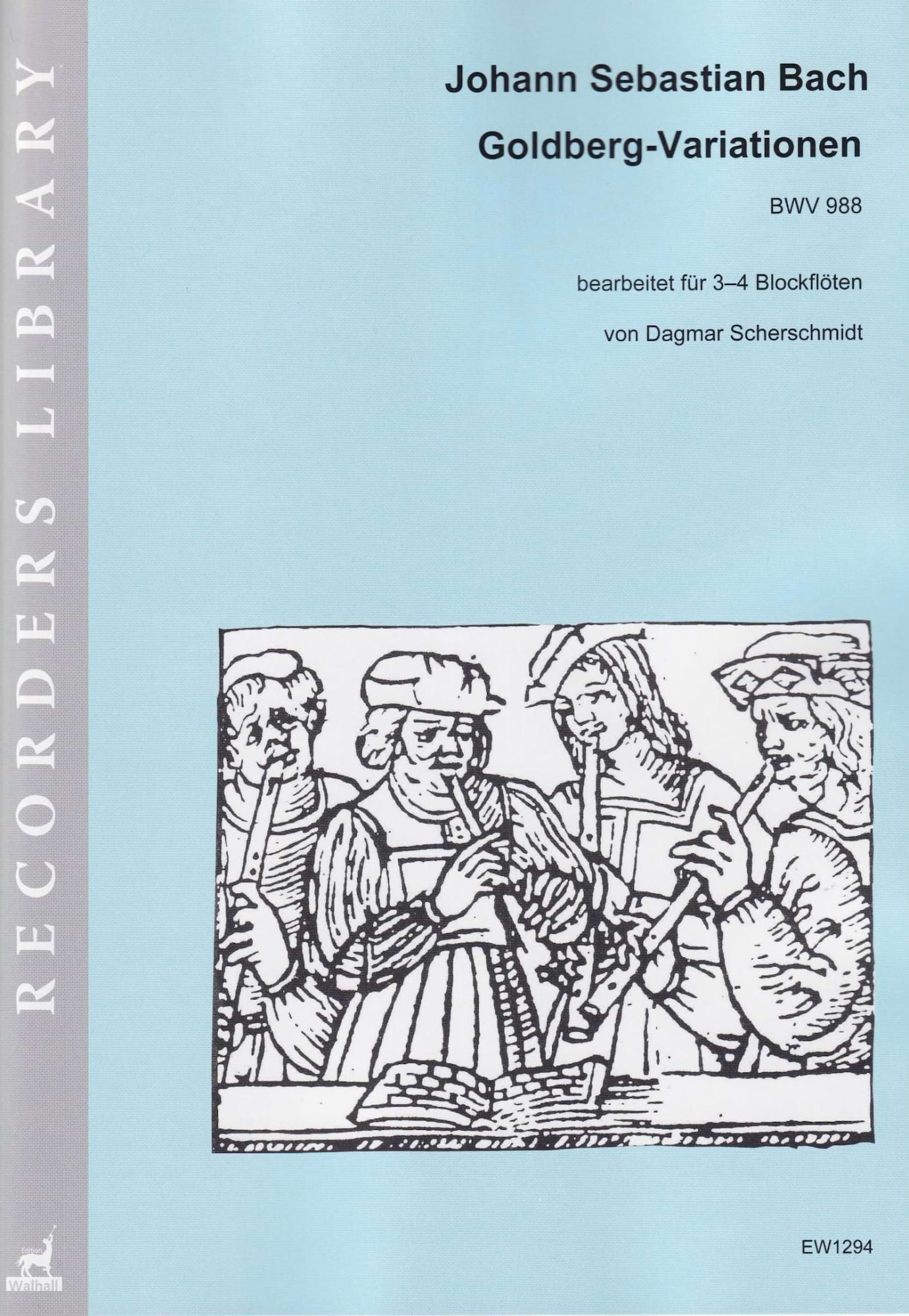 Variations Goldberg - 3 ou 4 Flûtes à Bec BACH Partition Flûte à bec