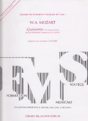 Dossier de FM n° 3 - Elève - Mozart : Quintette - Jacques Dauchy