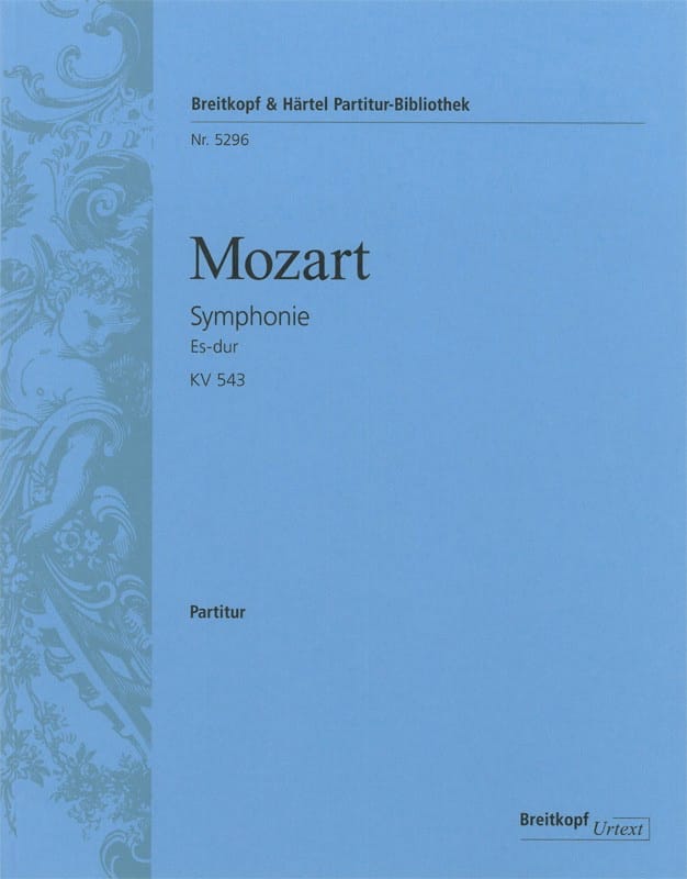 Symphonie Nr. 39 Es-Dur KV 543 - Partitur - MOZART - Partition