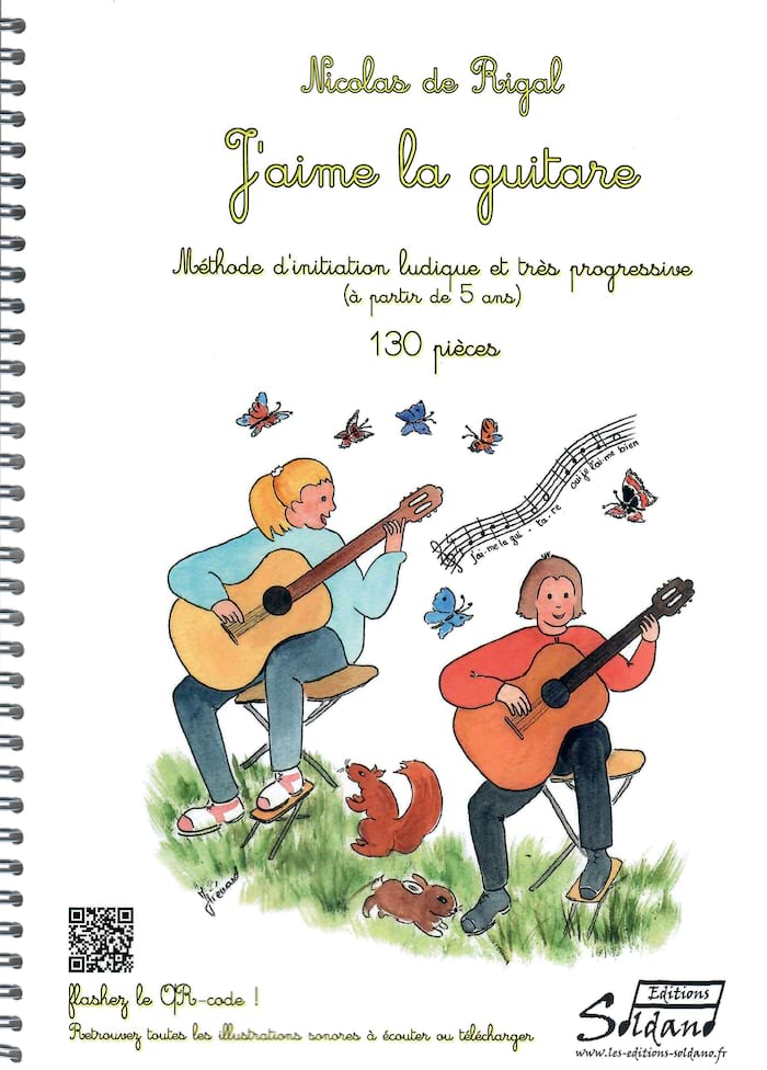 J'Aime la Guitare Nicolas de Rigal Partition Guitare