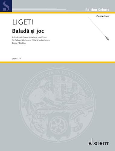 Ballade und Tanz - Partitur LIGETI Partition Grand format
