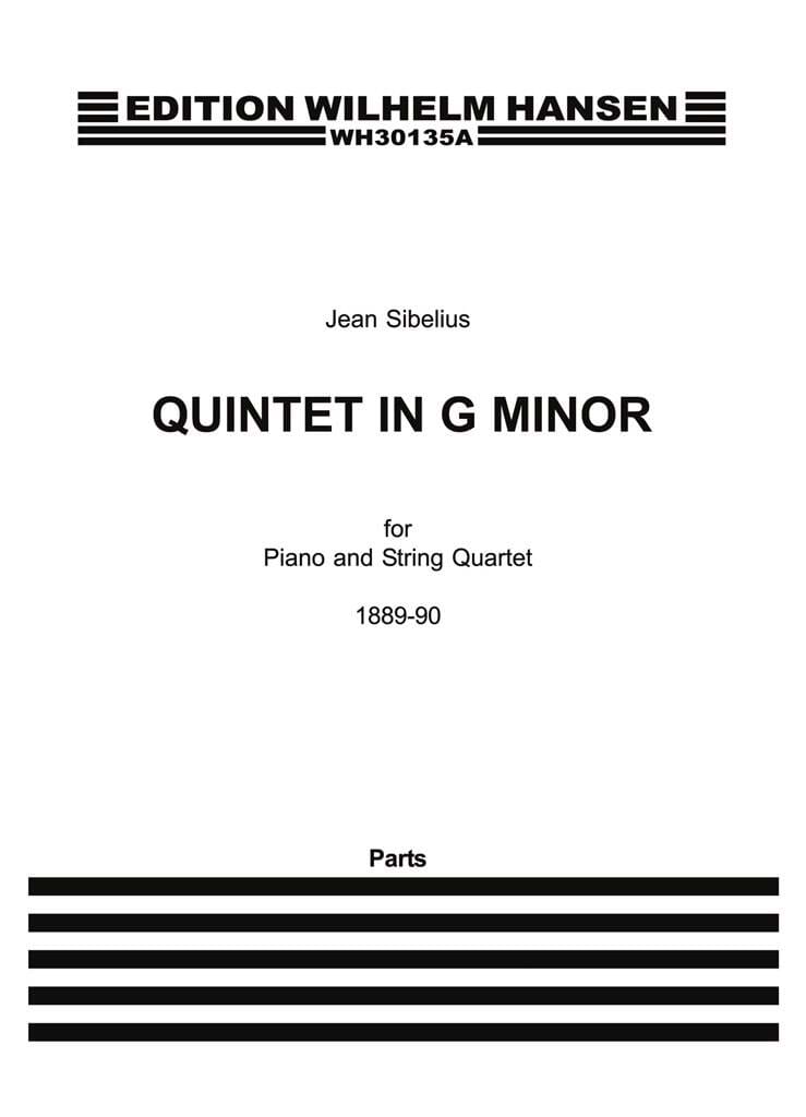 Quintet in g minor - Parties de cordes SIBELIUS Partition Quintettes