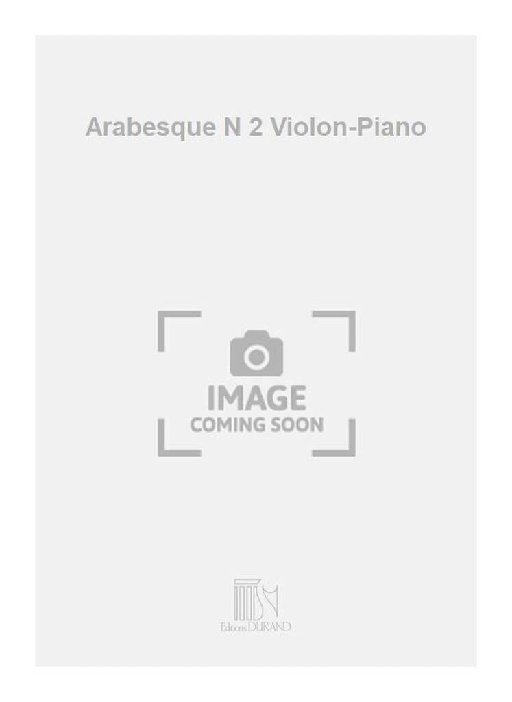 Arabesque n° 2 DEBUSSY Partition Violon