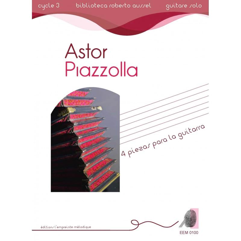 4 Piezas para la guitarra Astor Piazzolla Partition