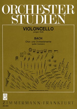 Orchesterstudien - Cello BACH Partition Violoncelle