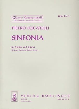 Sinfonia d-moll Pietro Locatelli Partition Duos