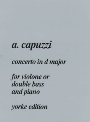 Concerto in D major - Double bass - Guiseppe Antonio Capuzzi