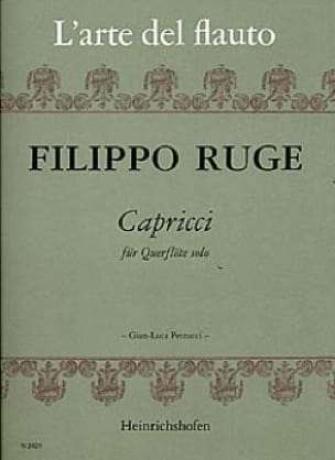 Capricci - Flöte solo Filippo Ruge Partition Flûte traversière