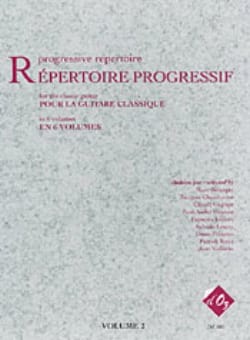 Répertoire Progressif Volume 2 Partition Guitare