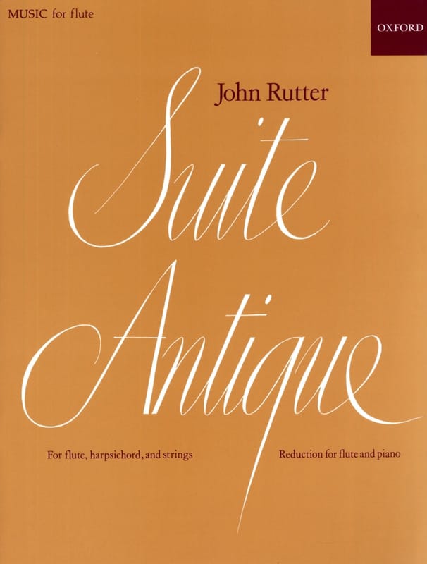 Suite antique - Flûte piano RUTTER Partition Flûte traversière