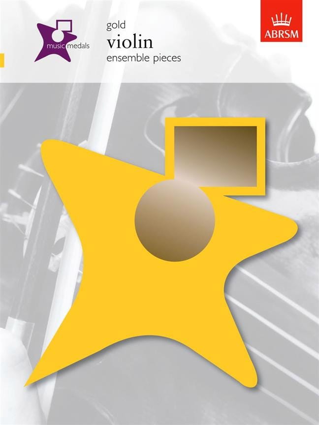 Music Medals Gold Violon ensemble pieces Medals Music Partition Violon