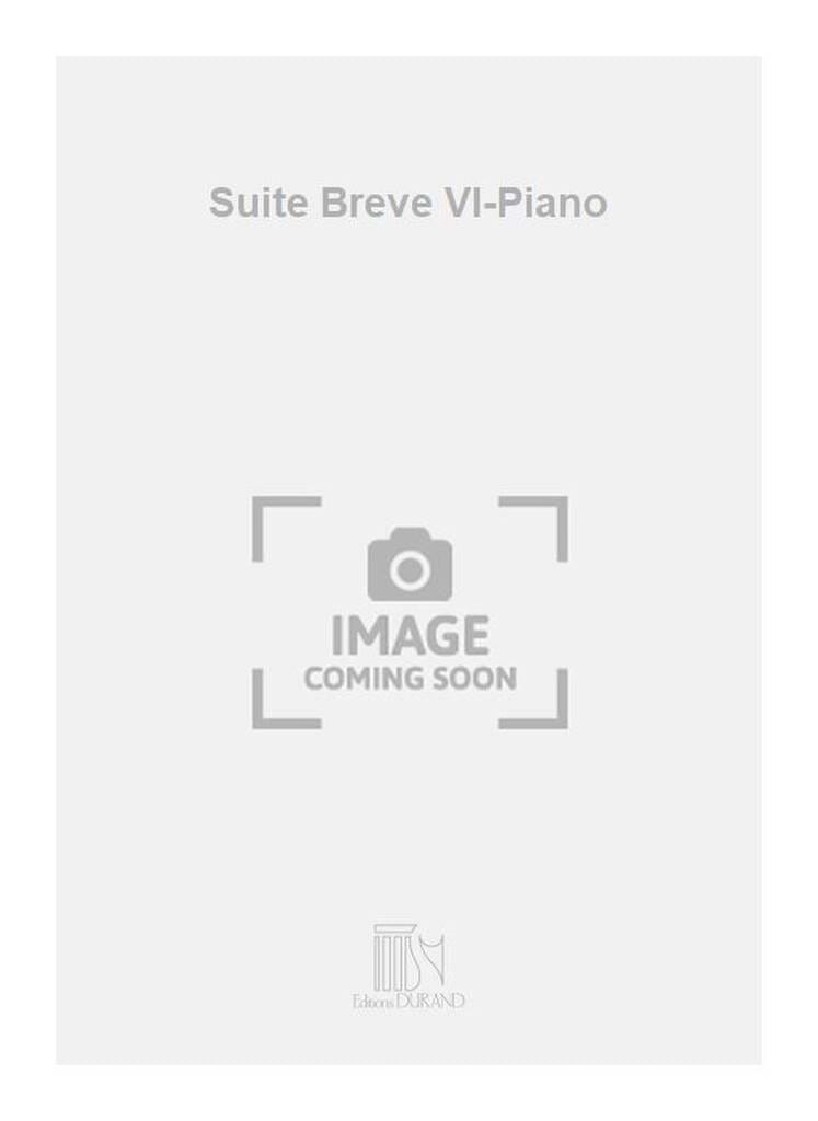Suite Brève Renée Philippart Partition Violon
