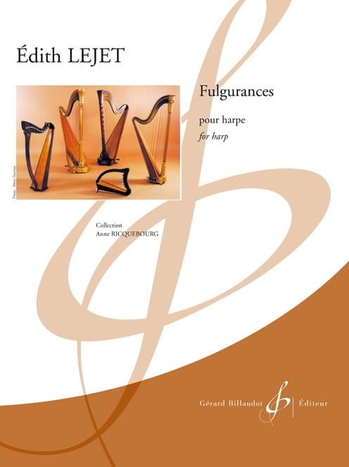 Fulgurances - Harpe Edith Lejet Partition Harpe