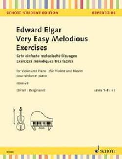 Very Easy Melodious Exercises, op. 22 - Violon et piano - ELGAR