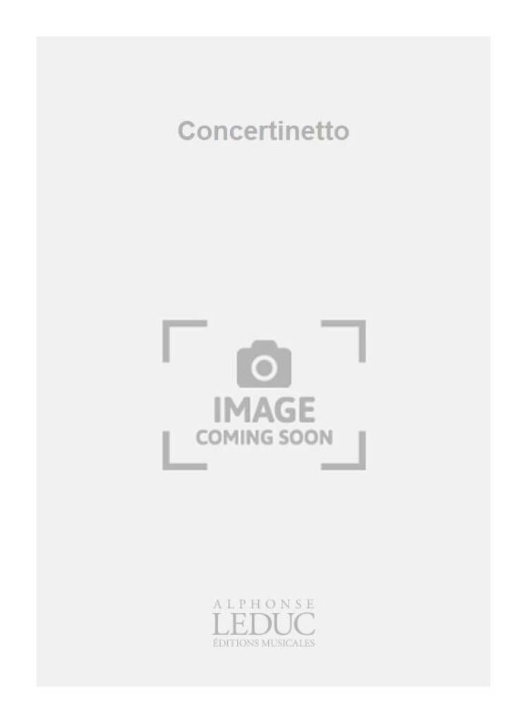 Concertinetto Tony Aubin Partition Violon