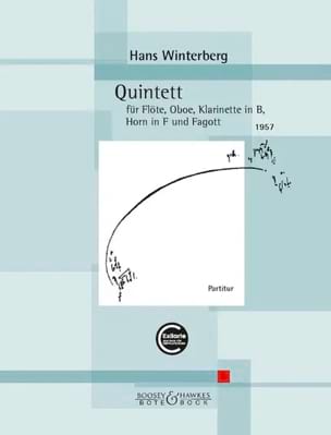 Quintette à Vent - Conducteur Hans Winterberg Partition Grand format
