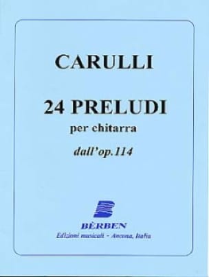 24 Preludi dall' op. 114 - Chitarra - Ferdinando Carulli - Partition