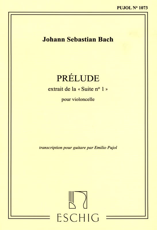 Prélude - Guitare BACH Partition Guitare