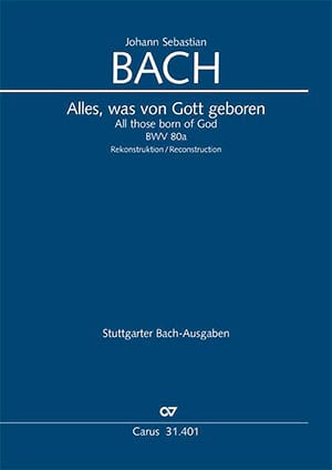 Cantate BWV 80a BACH Partition Grand format
