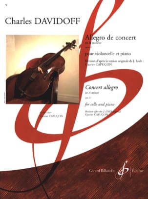 Allegro de Concert op. 11 Charles Davidoff Partition Violoncelle