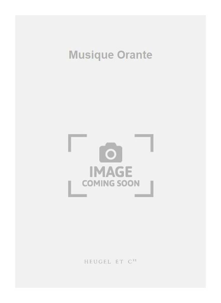 Musique orante op. 61 - Parties Charles Tournemire Partition Quatuors