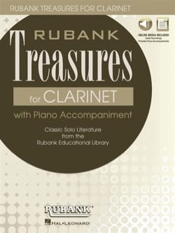 Rubank Treasures for Clarinet Partition Clarinette