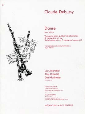 Danse DEBUSSY Partition Clarinette