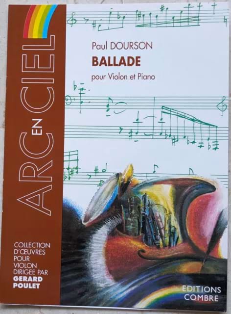 Ballade Paul Dourson Partition Violon