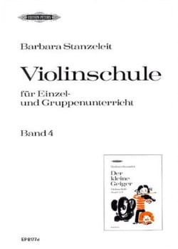 Violinschule - Bd. 4 Barbara Stanzeleit Partition Violon