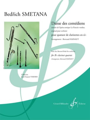 Danse des Comédiens SMETANA Partition Clarinette