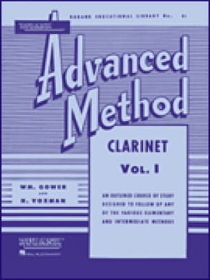 Advanced Method Clarinet Volume 1 Voxman Partition