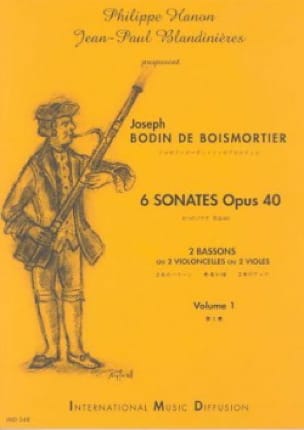 6 Sonates Opus 40 Volume 1 - BOISMORTIER - Partition - Basson